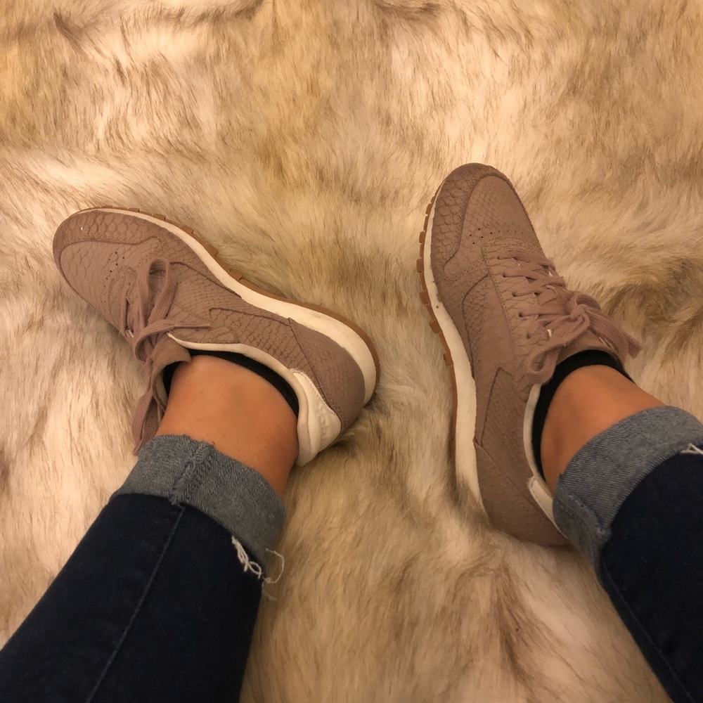 Reebok faux snake skin